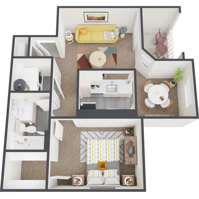 Unit 1232 floor plan