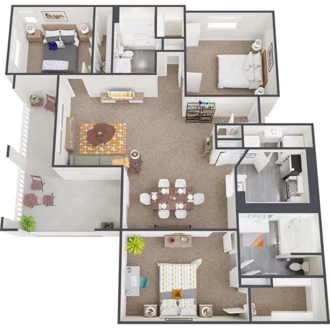 Unit 1782 floor plan