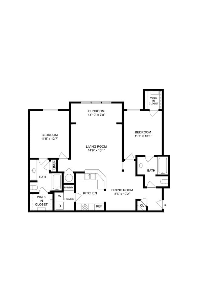 Unit 324 324 floor plan