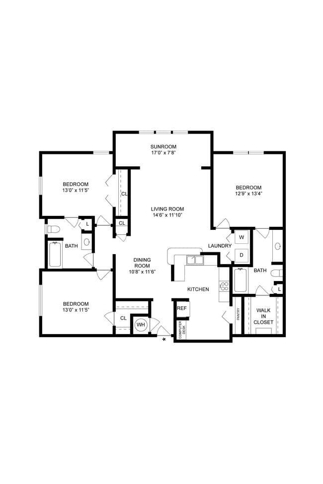 Haven Wood w/ Sunroom 130 floor plan