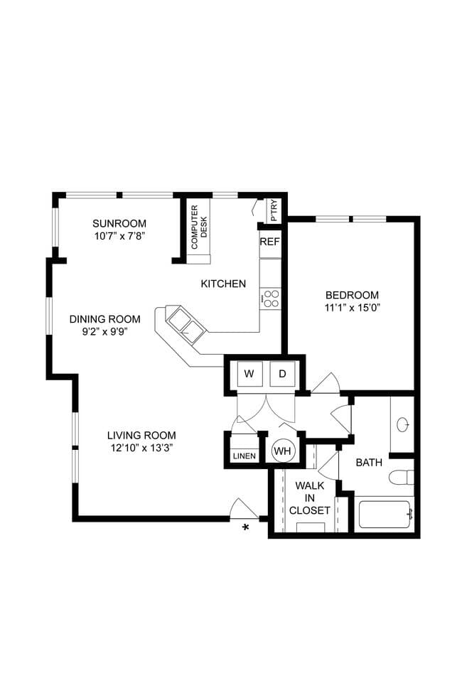 Willow Wood w/ Sunroom 927 floor plan
