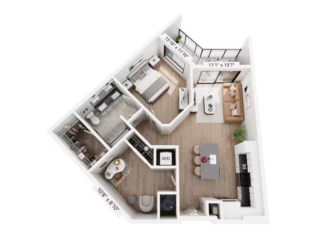 Unit 113 floor plan