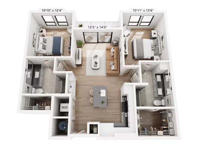 Unit 416 floor plan