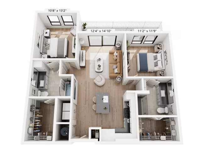 Unit 415 floor plan