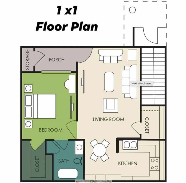 1/1 mkt floor plan