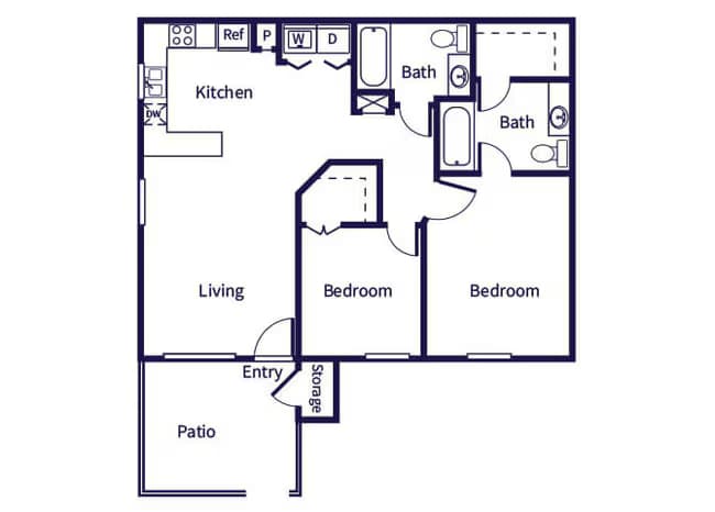 Unit 3403 floor plan