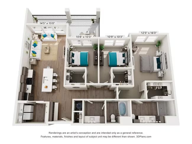 Unit 144 floor plan