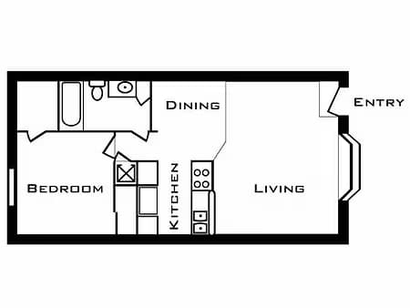 1x1 2029 floor plan