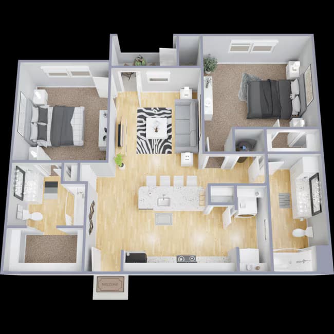 Unit 2311 floor plan