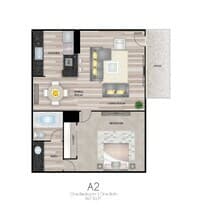 A2 1816-1 floor plan