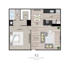 A3 0604-2 floor plan