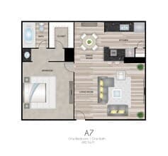 A7 1308-2 floor plan