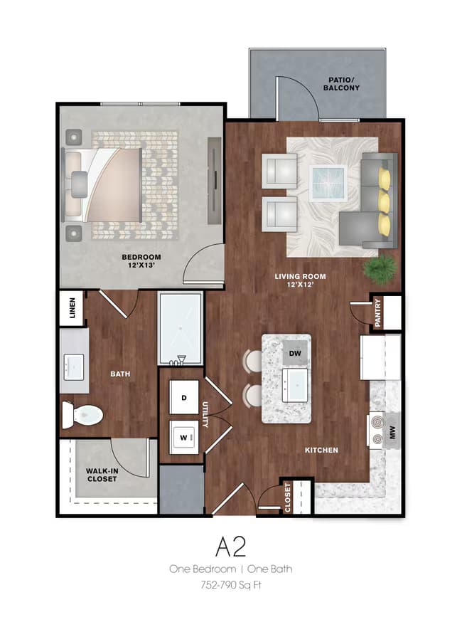 Unit 4208 floor plan