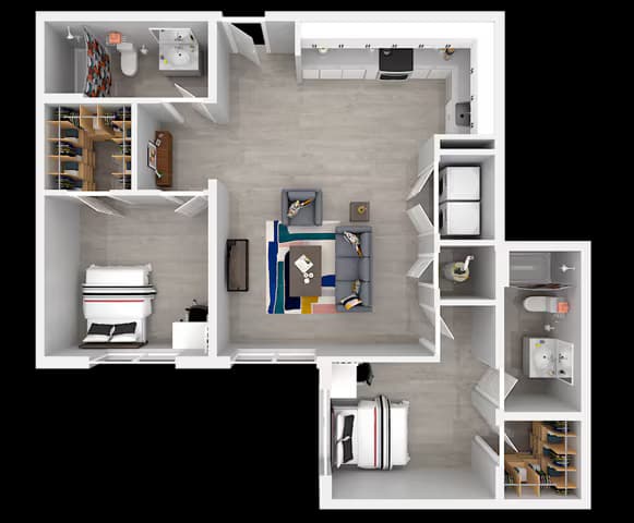B1 Private floor plan