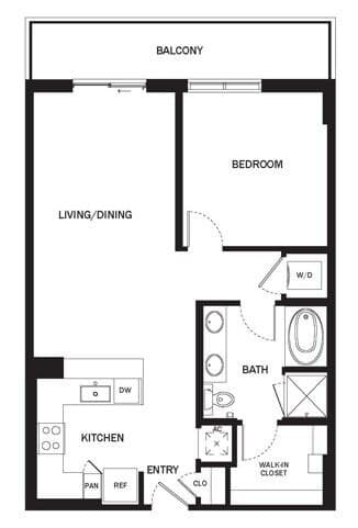 Unit 308 floor plan