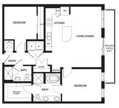 B4 808 floor plan