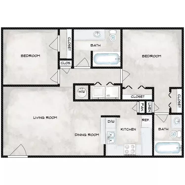Unit 101 101 floor plan
