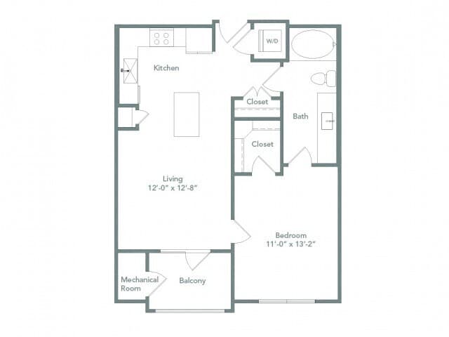 Unit 01-1417 floor plan