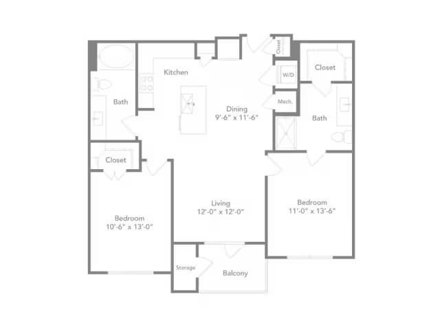 B1 02-2309 floor plan