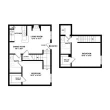 2x2 2608 floor plan
