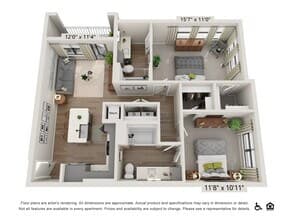 B1 1307 floor plan