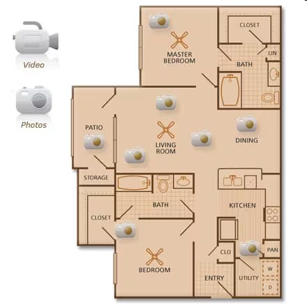 Unit 0525 floor plan