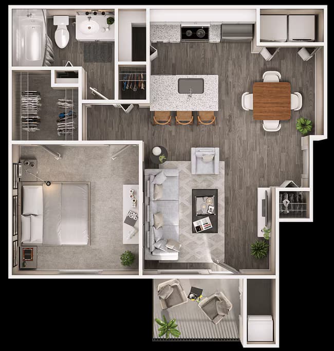 Unit 01135 floor plan
