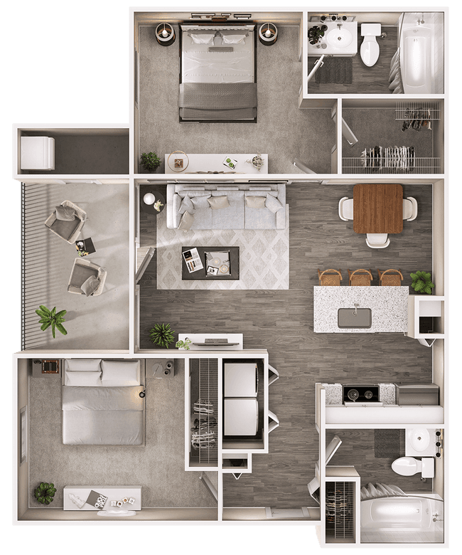 Unit 01018 floor plan