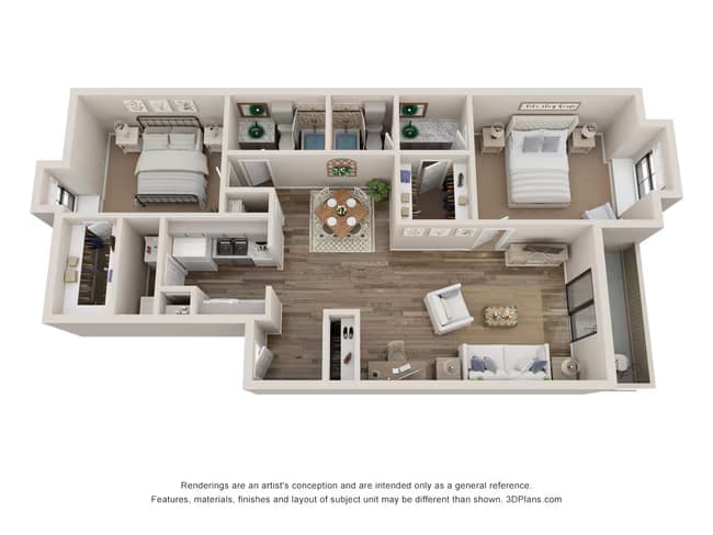 Unit 2712 floor plan