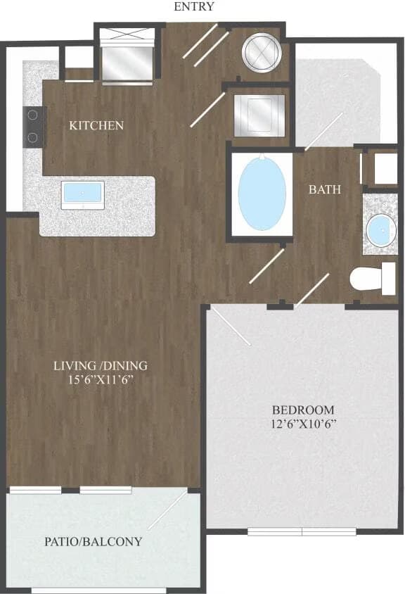 Unit 440 floor plan