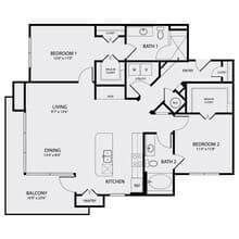 B1a 221 floor plan