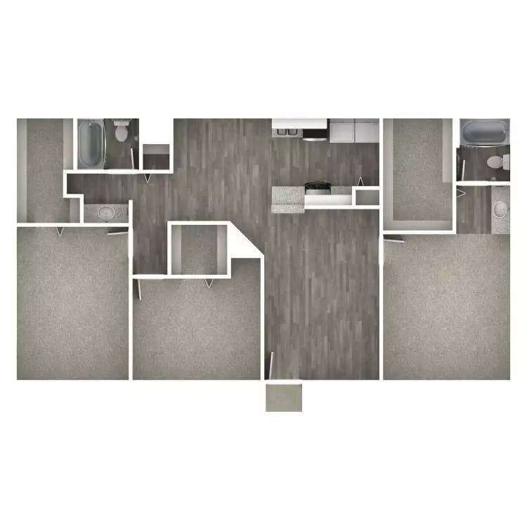 Unit 1-D18 1-D18 floor plan