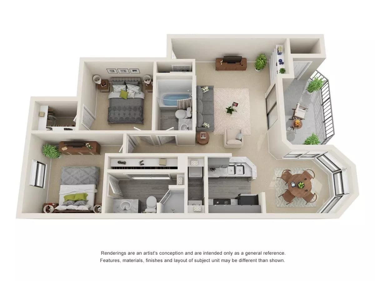 Unit L1315 L1315 floor plan