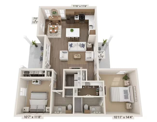 Cedar 15047-GBL floor plan