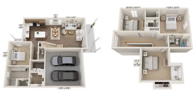 Unit 18206-GST floor plan