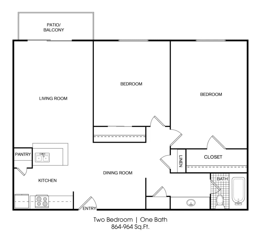B1-U floor plan