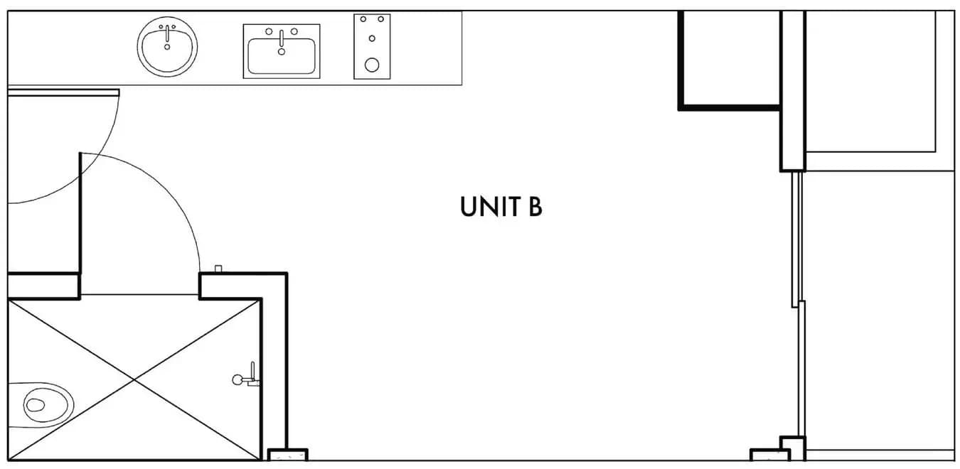 Studio • 1 Bath 507 floor plan
