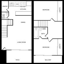 Plan D floor plan