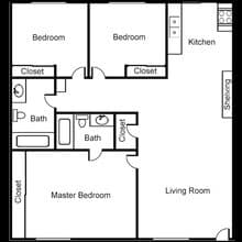 A floor plan