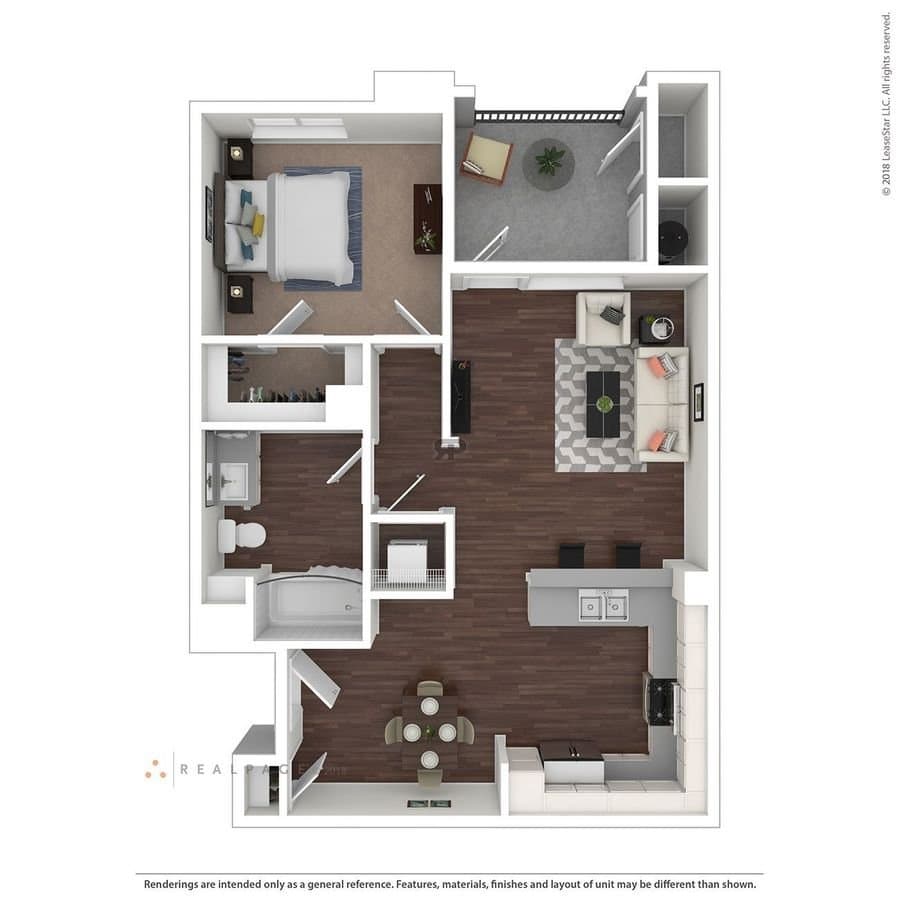 Plan A2 3-323 floor plan
