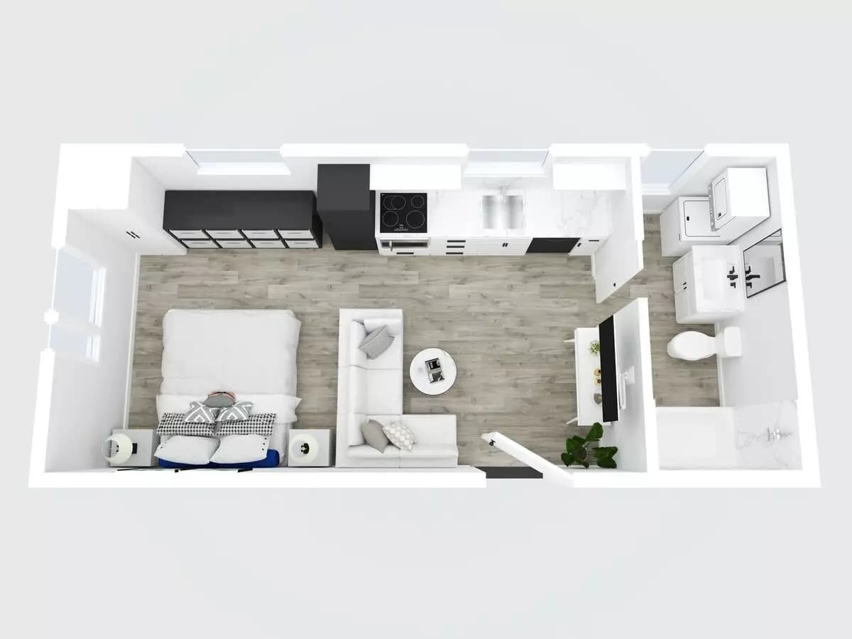 Studio • 1 Bath 102 floor plan