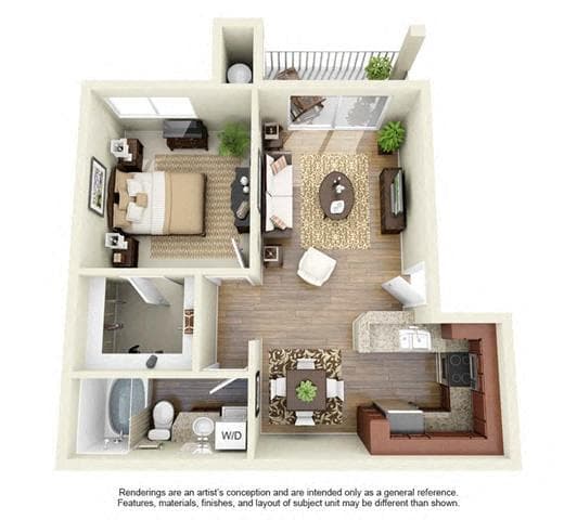 Catalina 135 floor plan