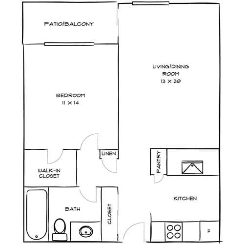 Verbana Premier 2 426 floor plan
