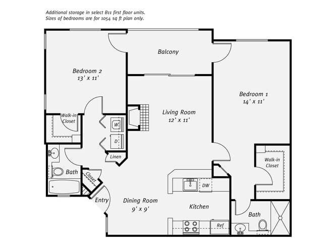 B12 004-1074 floor plan