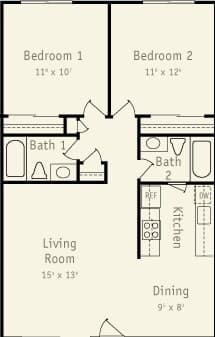 The Cypress floor plan