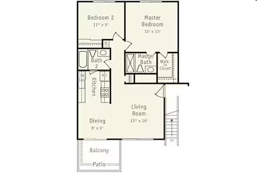 The Driftwood floor plan