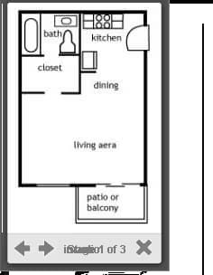Studio floor plan