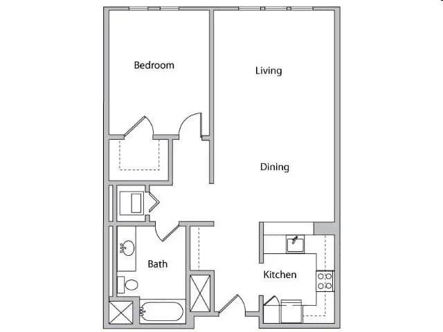 Unit B1 3-6018 floor plan