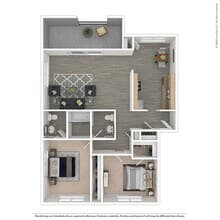 Two Bedroom V1 08 floor plan