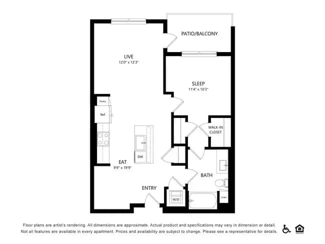 A1 517 floor plan